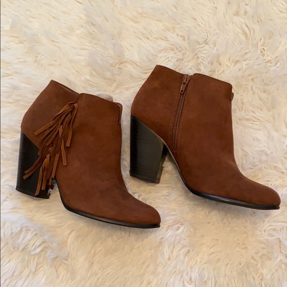Carlos Santana Shoes - Carlos Santana NEVER WORN Booties with Tassels